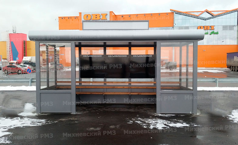 Остановочный павильон (автобусная остановка) ОМ-28